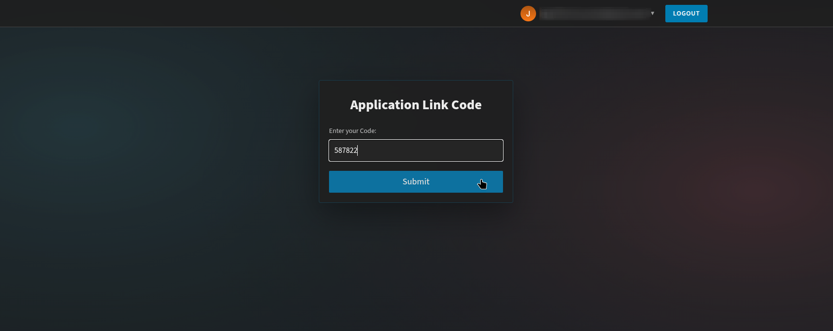 Support auth API link code entry
